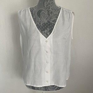 Cloth and Stone, Anthroplogie white Modal Tank too shirt- Large
